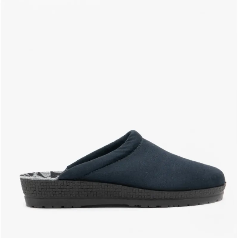 2291-50 Womens Mule Slippers Blue sold by Shuperb