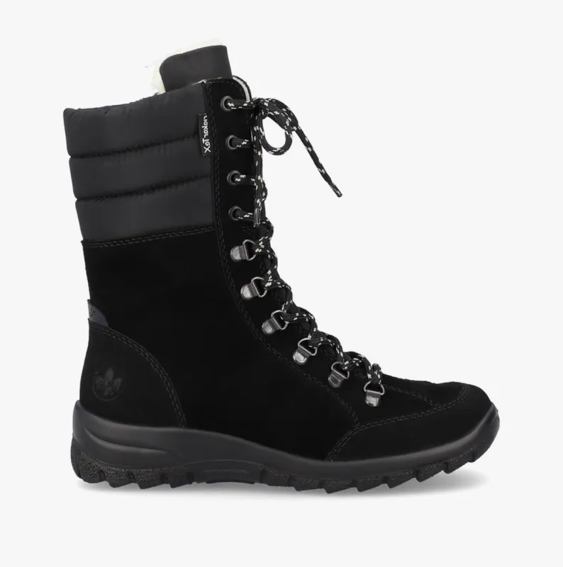 Rieker L7101-00 Womens Boots Black made by Rieker