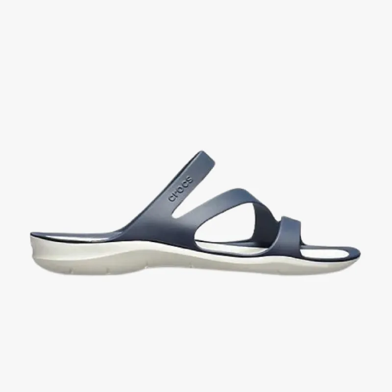 Crocs 203998-462 SWIFTWATER SANDAL Womens Sandals Navy/White sold by Shuperb