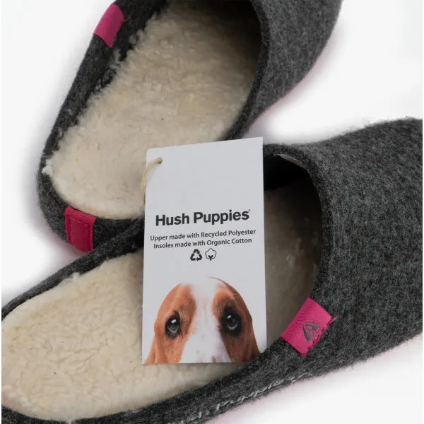 Hush Puppies THE GOOD SLIPPER Womens Slippers Charcoal sold by Shuperb product image thumbnail 4