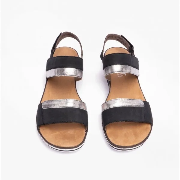 V36B9-14 Ladies Strappy Sandals Blue Multi sold by Shuperb product image thumbnail 5