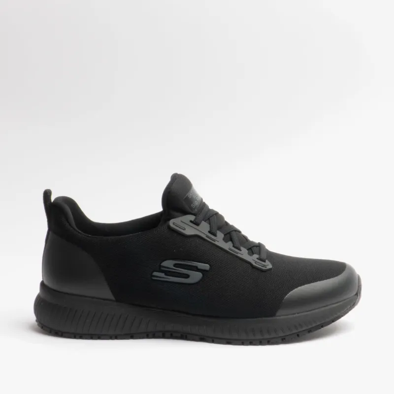 Skechers Work 77222EC SQUAD SR Womens Occupational Trainers Black sold by Shuperb