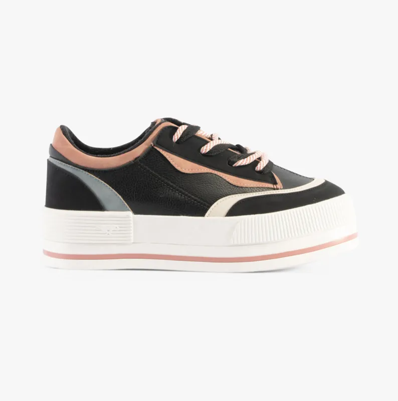 Rocket Dog WINK Womens Trainers Black Combo made by Rocket Dog