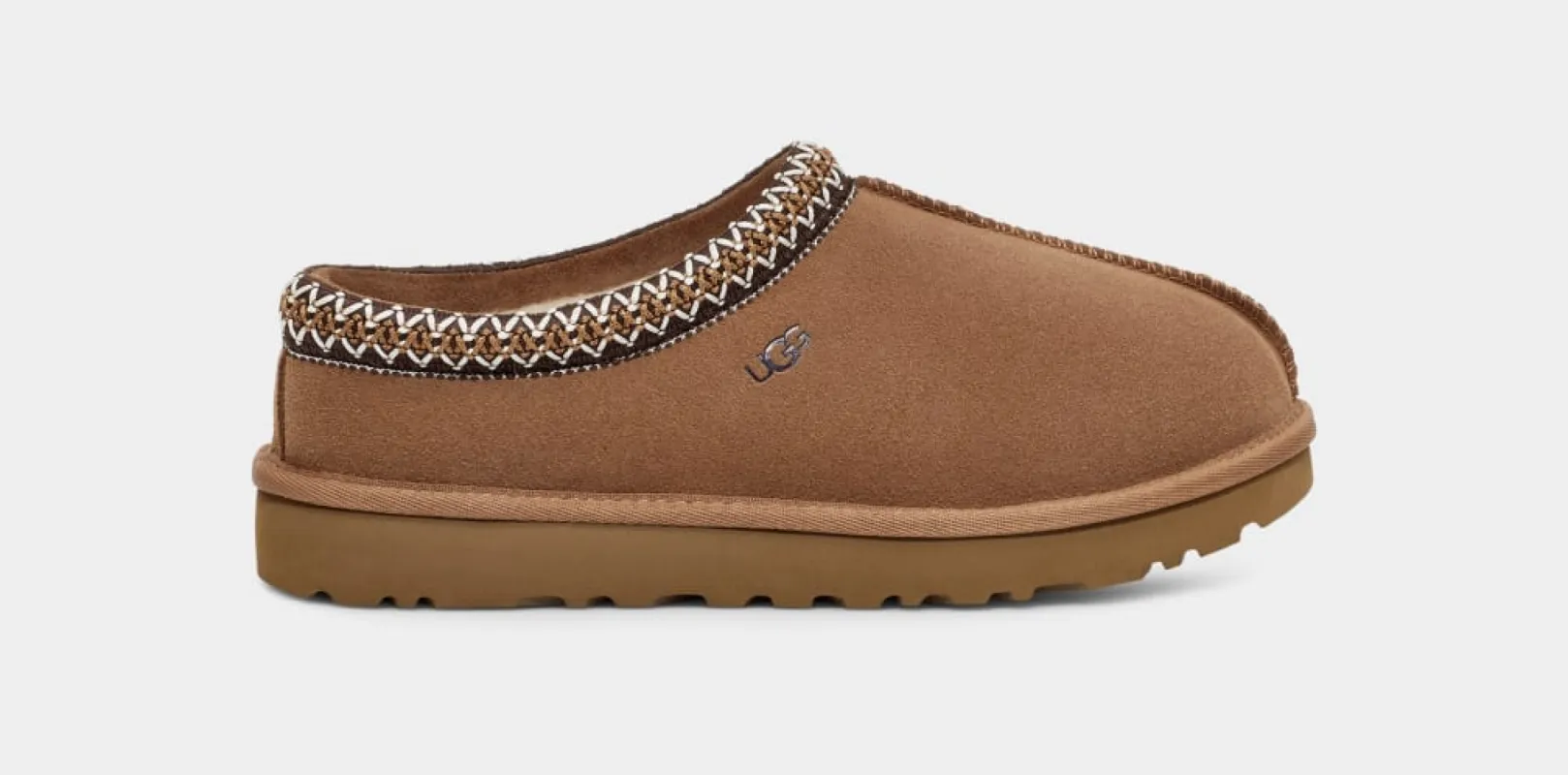 UGG TASMAN Womens Full Slippers Chestnut sold by Shuperb