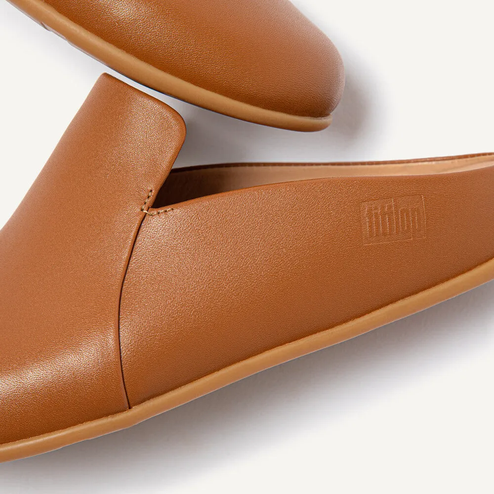 CHRISSIE II HAUS Ladies Leather Slippers Light Tan sold by Shuperb product image thumbnail 2