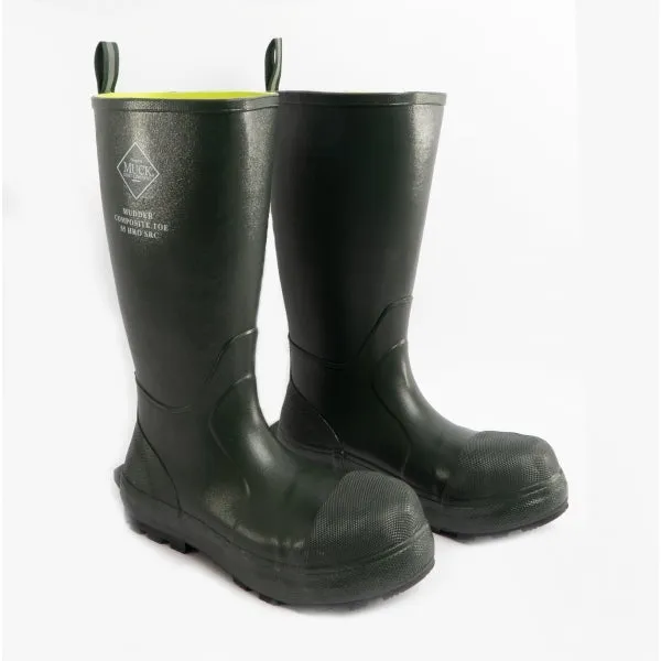 Muck Boots MUDDER TALL SAFETY Mens Rubber Wellington Boots Moss sold by Shuperb product image thumbnail 2