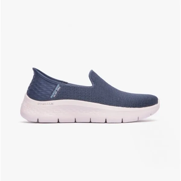 GO WALK FLEX Ladies Slip-On Trainers Navy sold by Shuperb