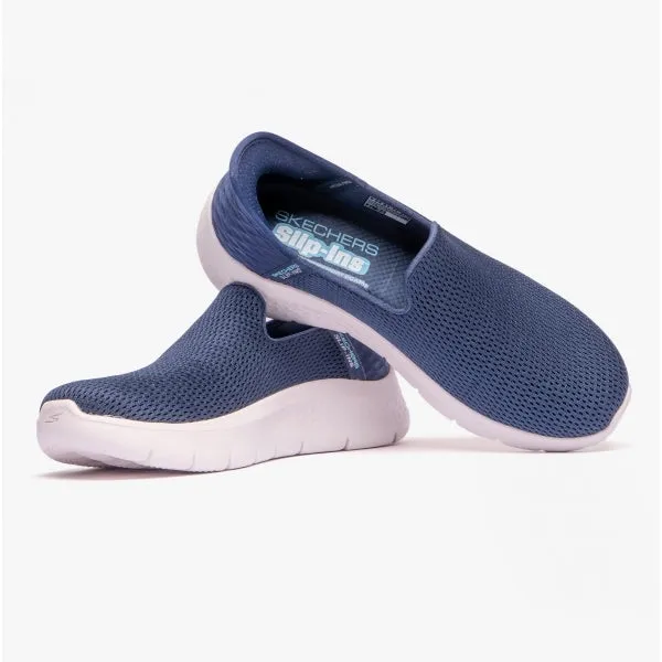 GO WALK FLEX Ladies Slip-On Trainers Navy sold by Shuperb product image thumbnail 4