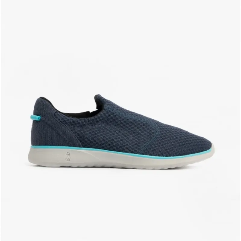 Hush Puppies GOOD Mens Recycled Slip-On Trainers Blue sold by Shuperb