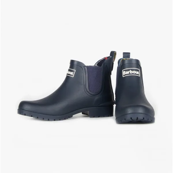 Barbour WILTON Womens Chelsea Wellington Boots Navy sold by Shuperb product image thumbnail 5