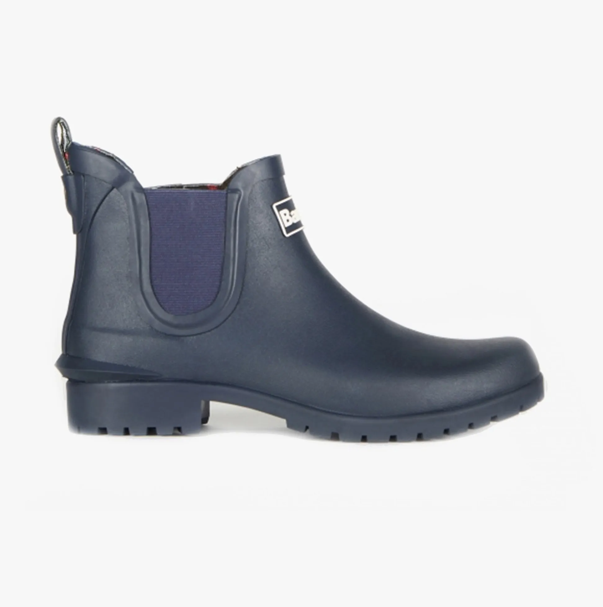 Barbour WILTON Womens Chelsea Wellington Boots Navy sold by Shuperb