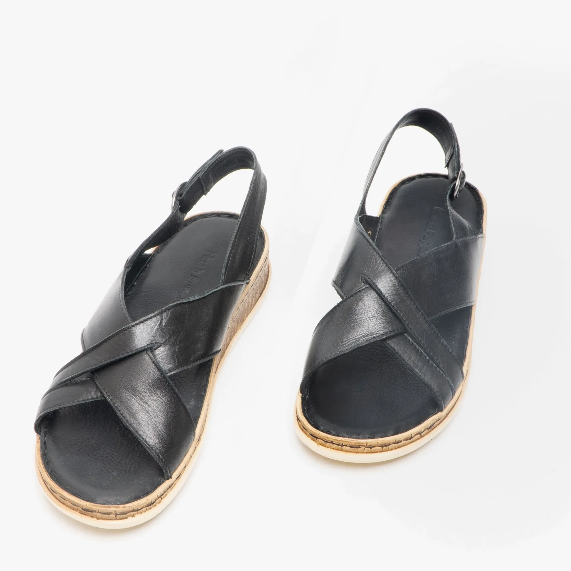 Hush Puppies ELENA Womens Leather Sandals Black sold by Shuperb product image thumbnail 2