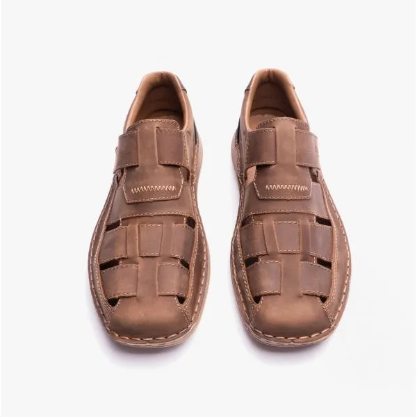 Rieker 03078-25 Mens Fisherman Sandals Brown sold by Shuperb product image thumbnail 5