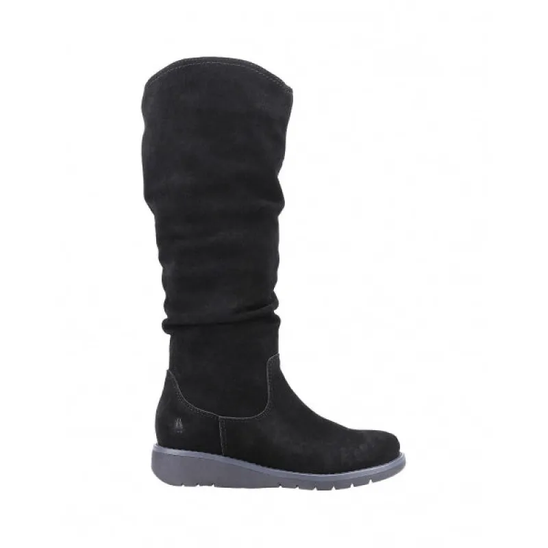Hush Puppies LUCINDA Womens Suede Boots Black sold by Shuperb