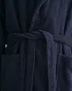 GANT ARCHIVE SHIELD TERRY Unisex Bathrobe Evening Blue sold by Shuperb