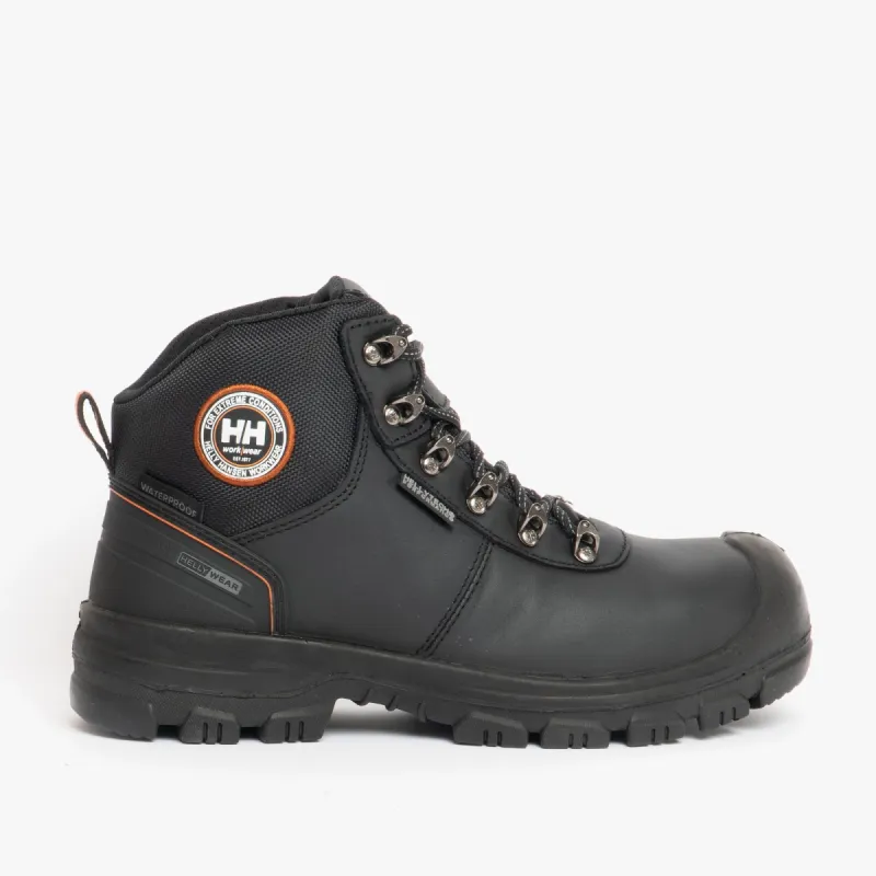 CHELSEA MID Mens Safety Boots Black/Orange sold by Shuperb