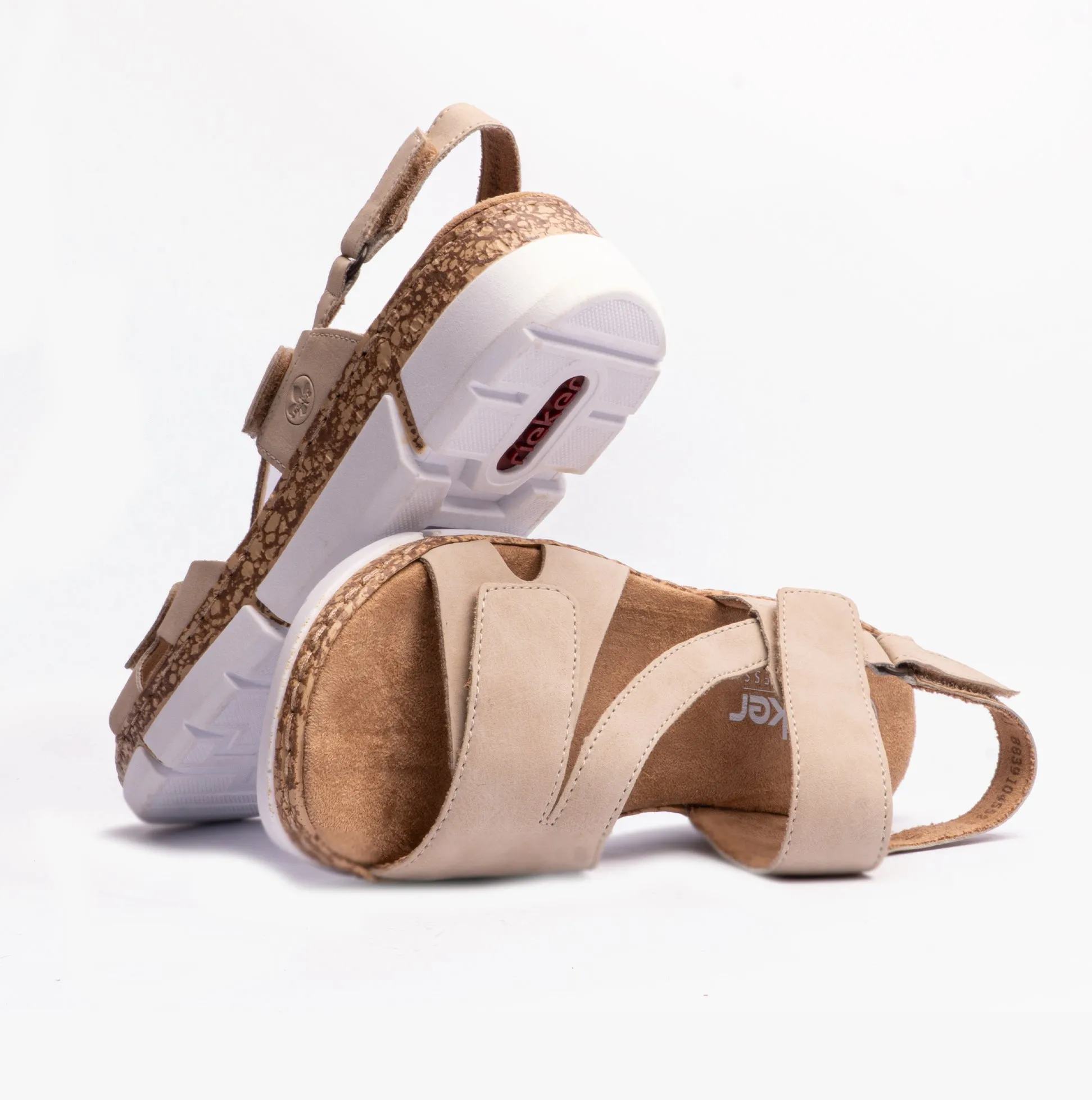 Rieker V2366-60 Womens Sandals Beige sold by Shuperb product image thumbnail 4