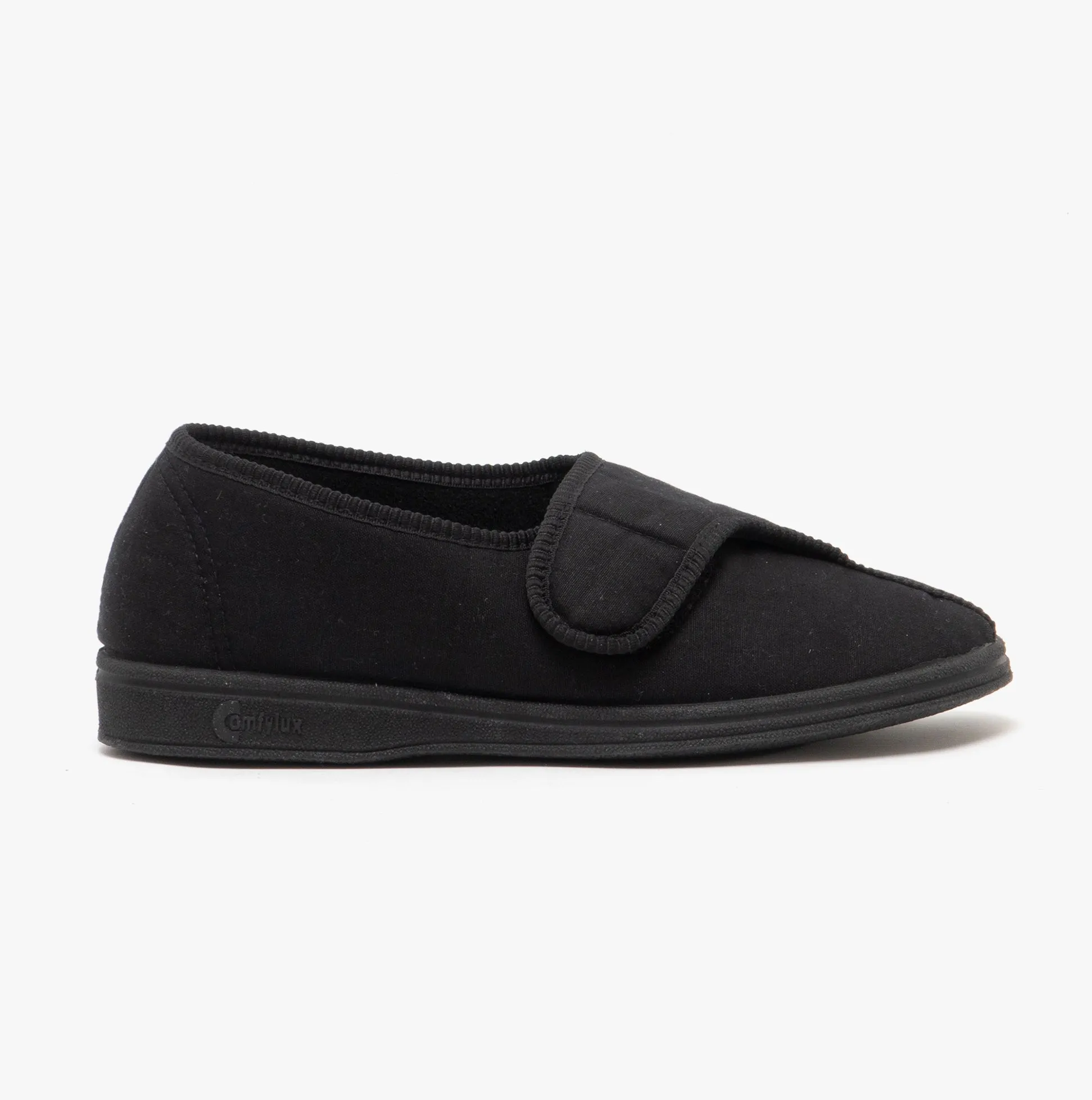 Comfylux BILL Mens Full Slippers Black sold by Shuperb
