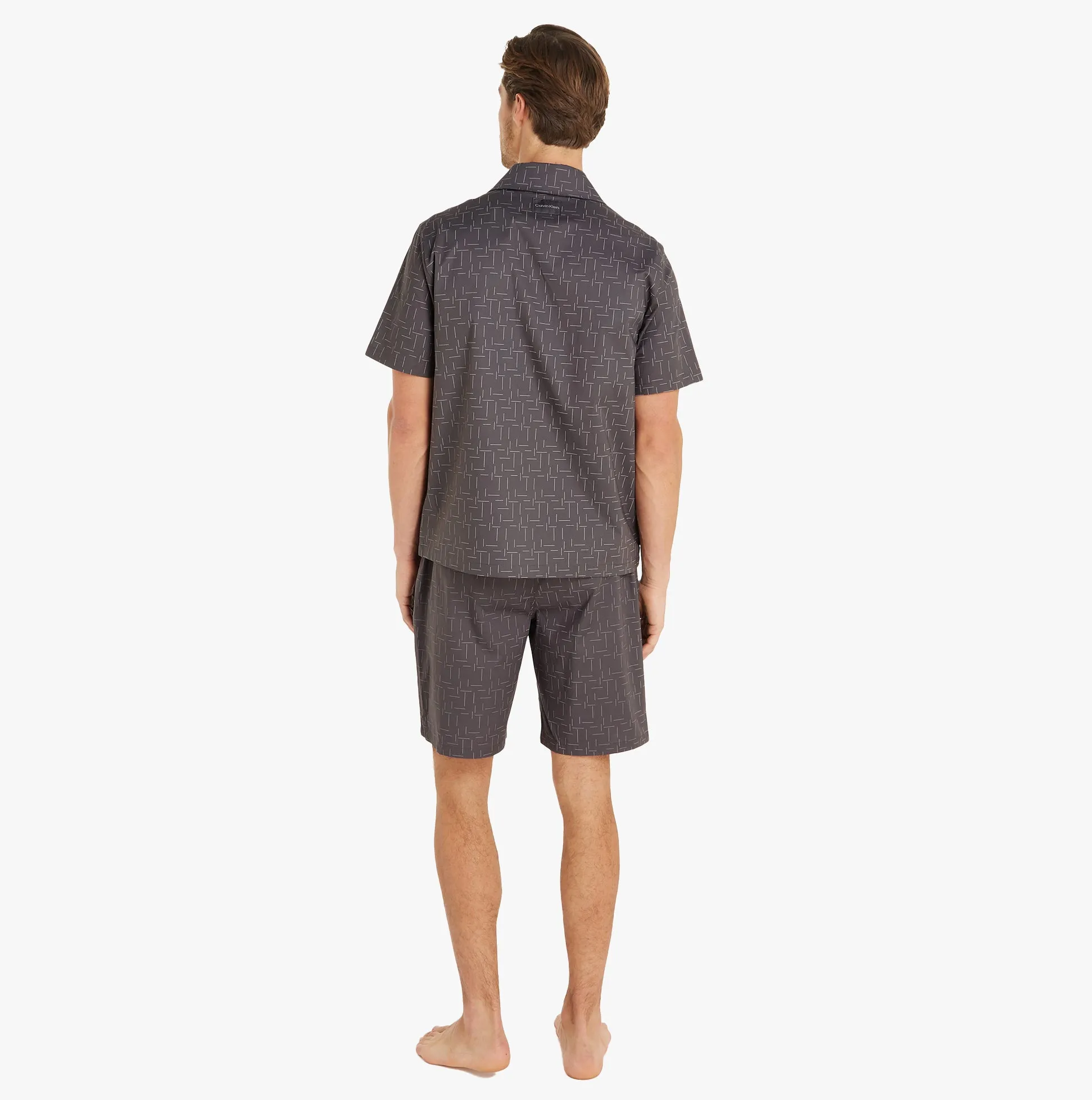 Calvin Klein Shorts Pyjama Set Mens Pure Grey sold by Shuperb product image thumbnail 4