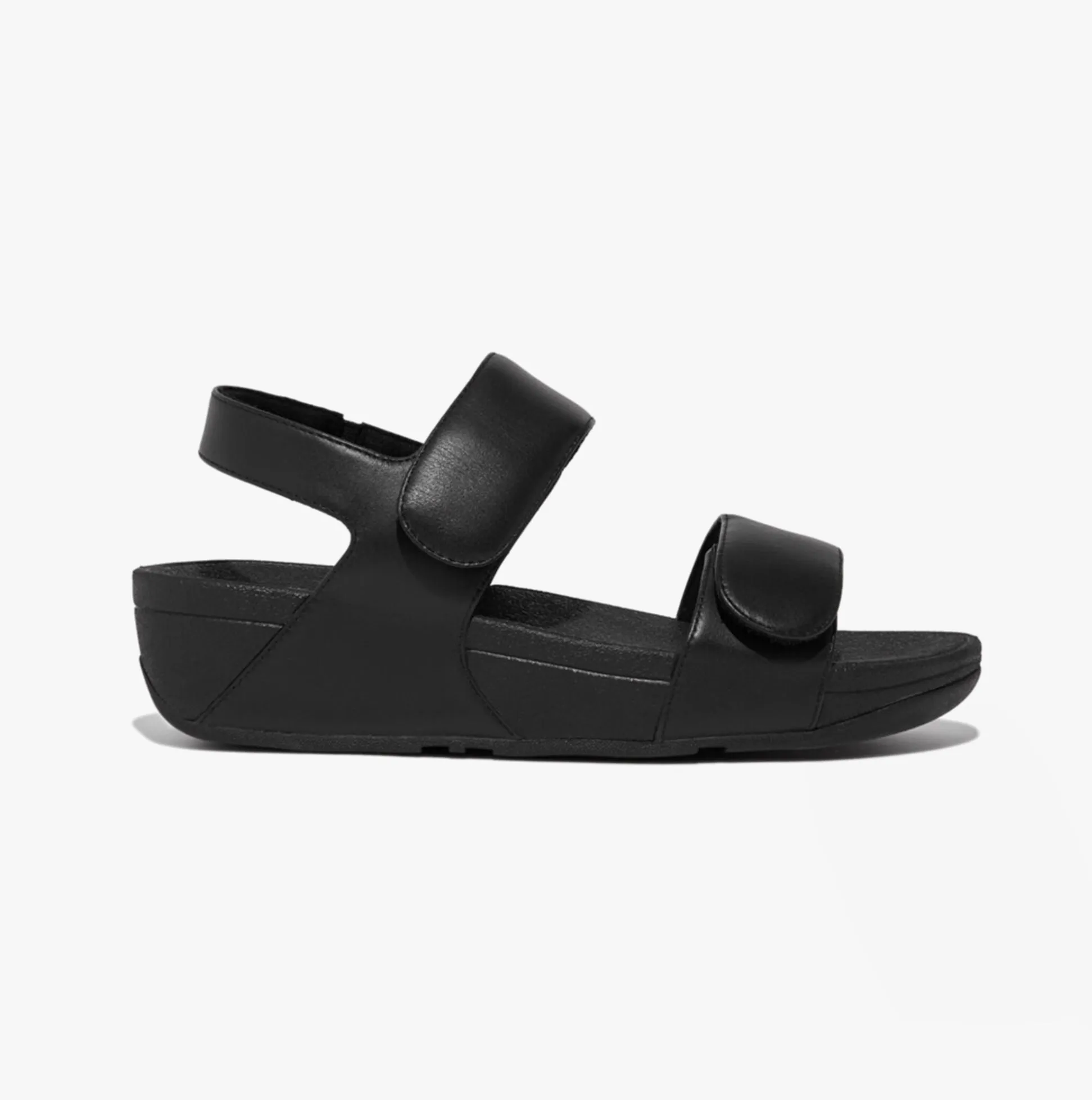 FitFlop LULU Womens Adjustable Back-Strap Sandals All Black sold by Shuperb