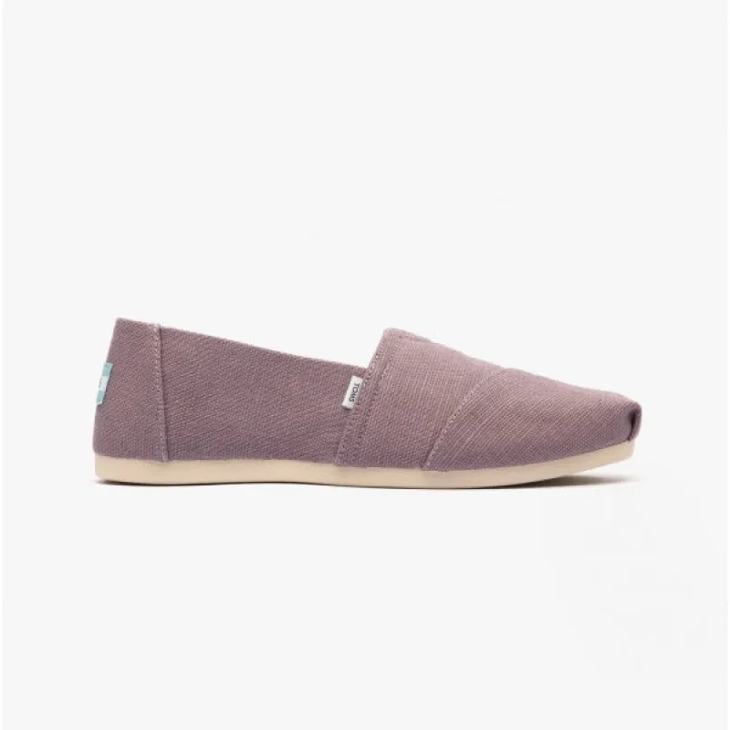 TOMS ALPARGATA Womens Canvas Espadrille Purple sold by Shuperb