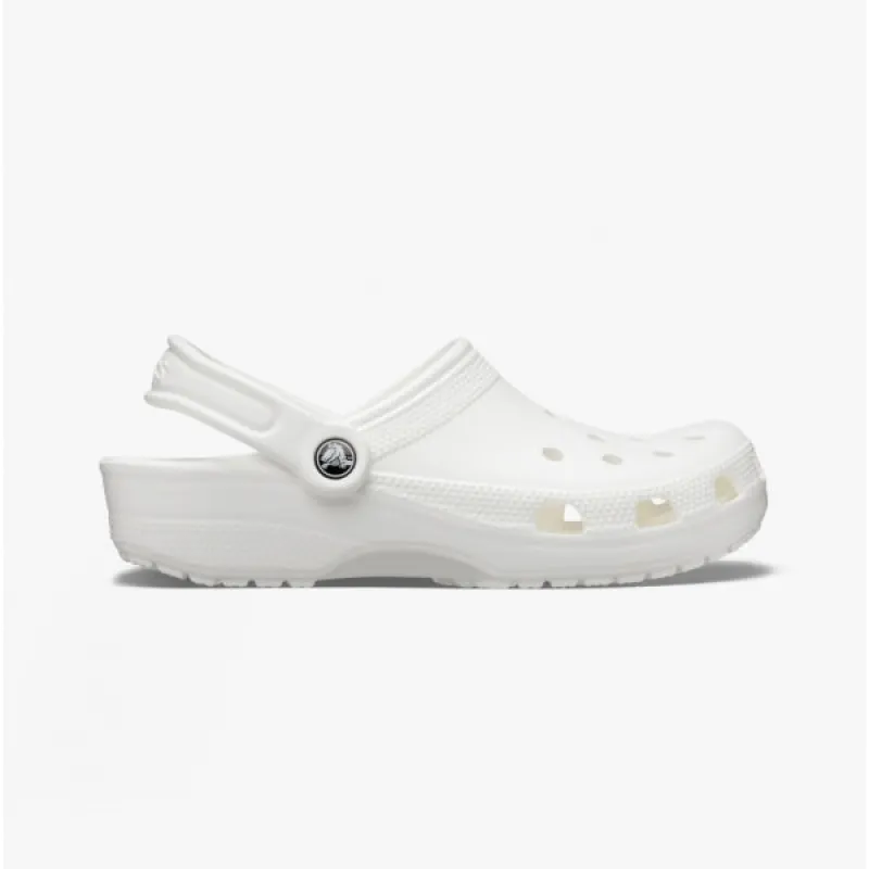 Crocs 10001-100 CLASSIC Unisex Clogs White sold by Shuperb