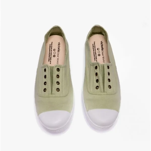 1915 INGLESA DREC Womens Canvas Pumps Wasabi sold by Shuperb product image thumbnail 5