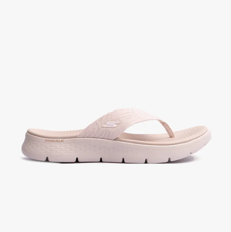 Skechers 141404/NAT GO WALK FLEX SANDAL - SPLENDOR Womens Sandals Natural/Purple sold by Shuperb