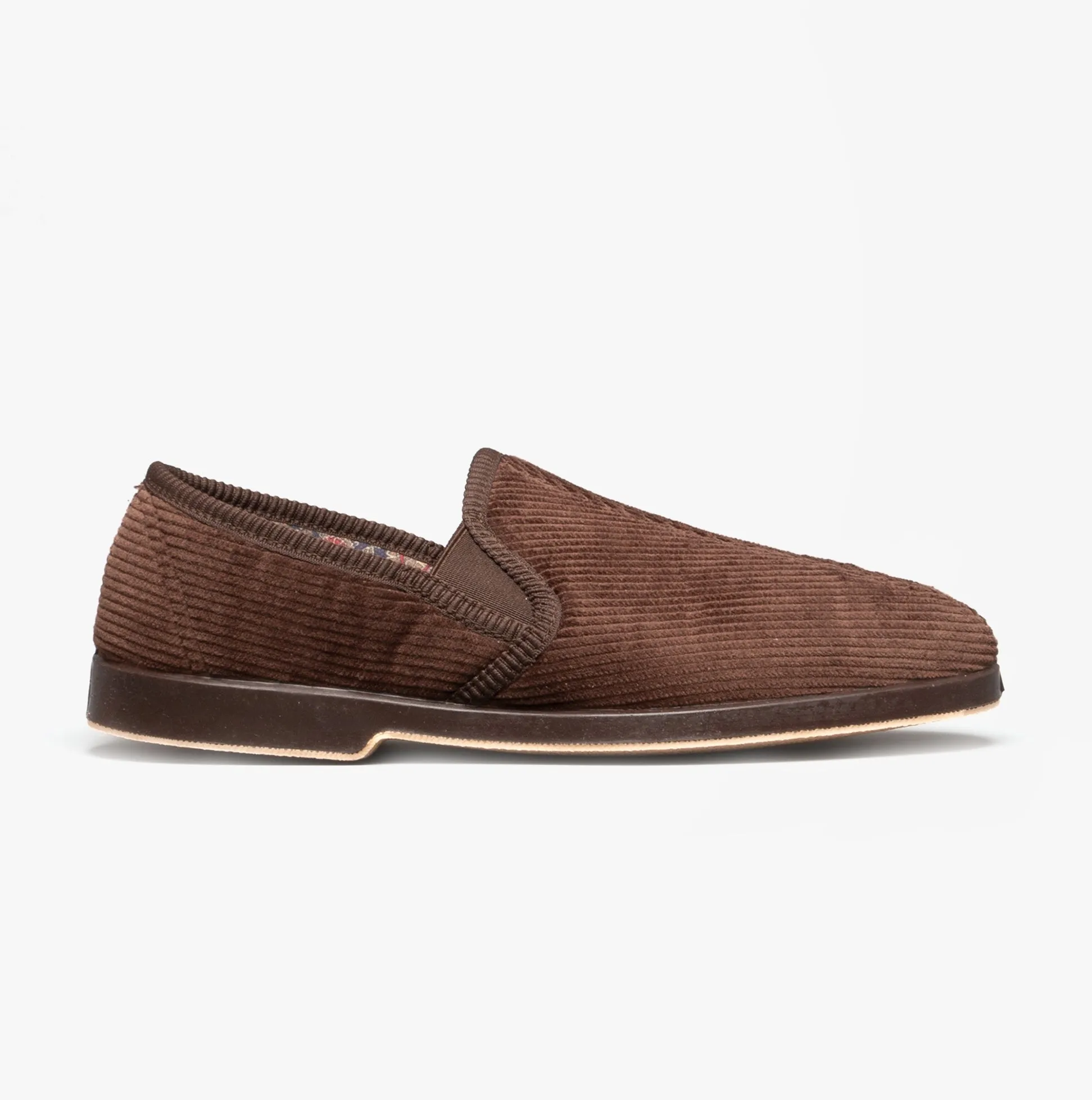 GBS EXETER Mens Slippers Brown sold by Shuperb