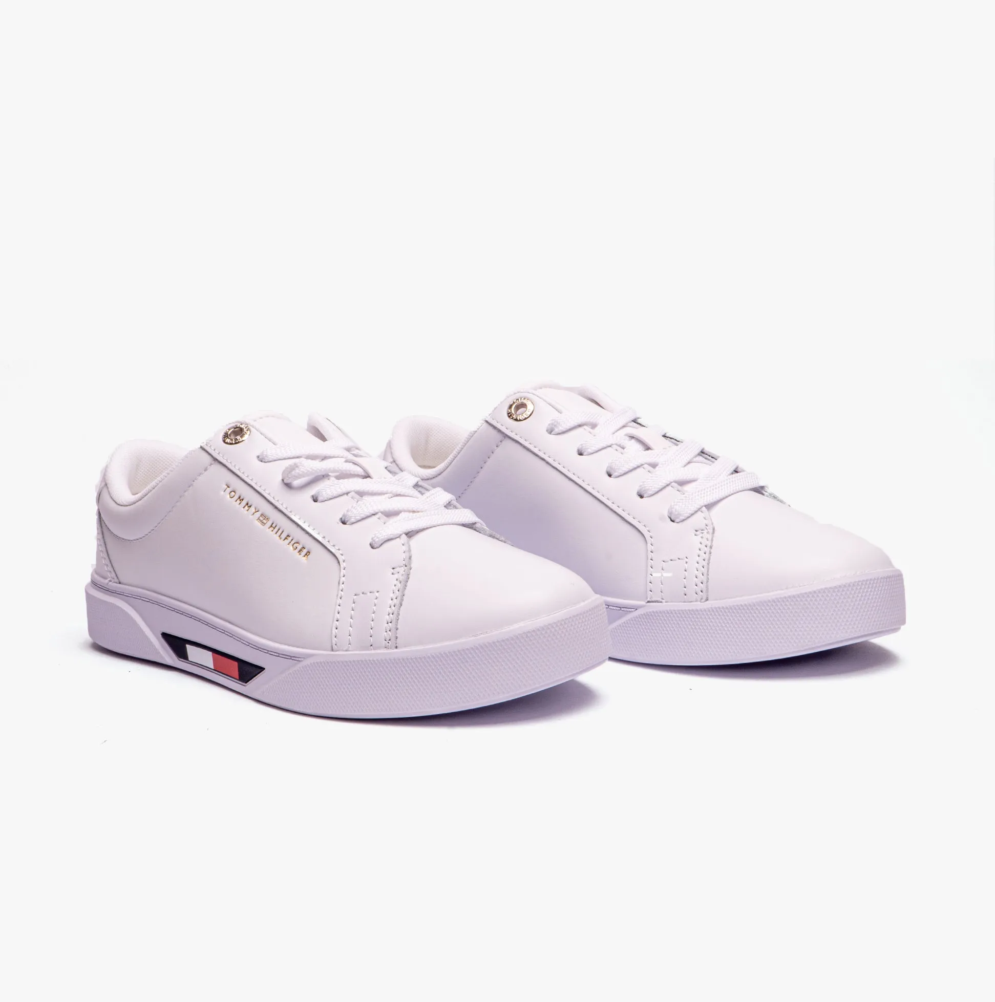 GLOBAL STRIPES COURT Womens Trainers White sold by Shuperb product image thumbnail 2
