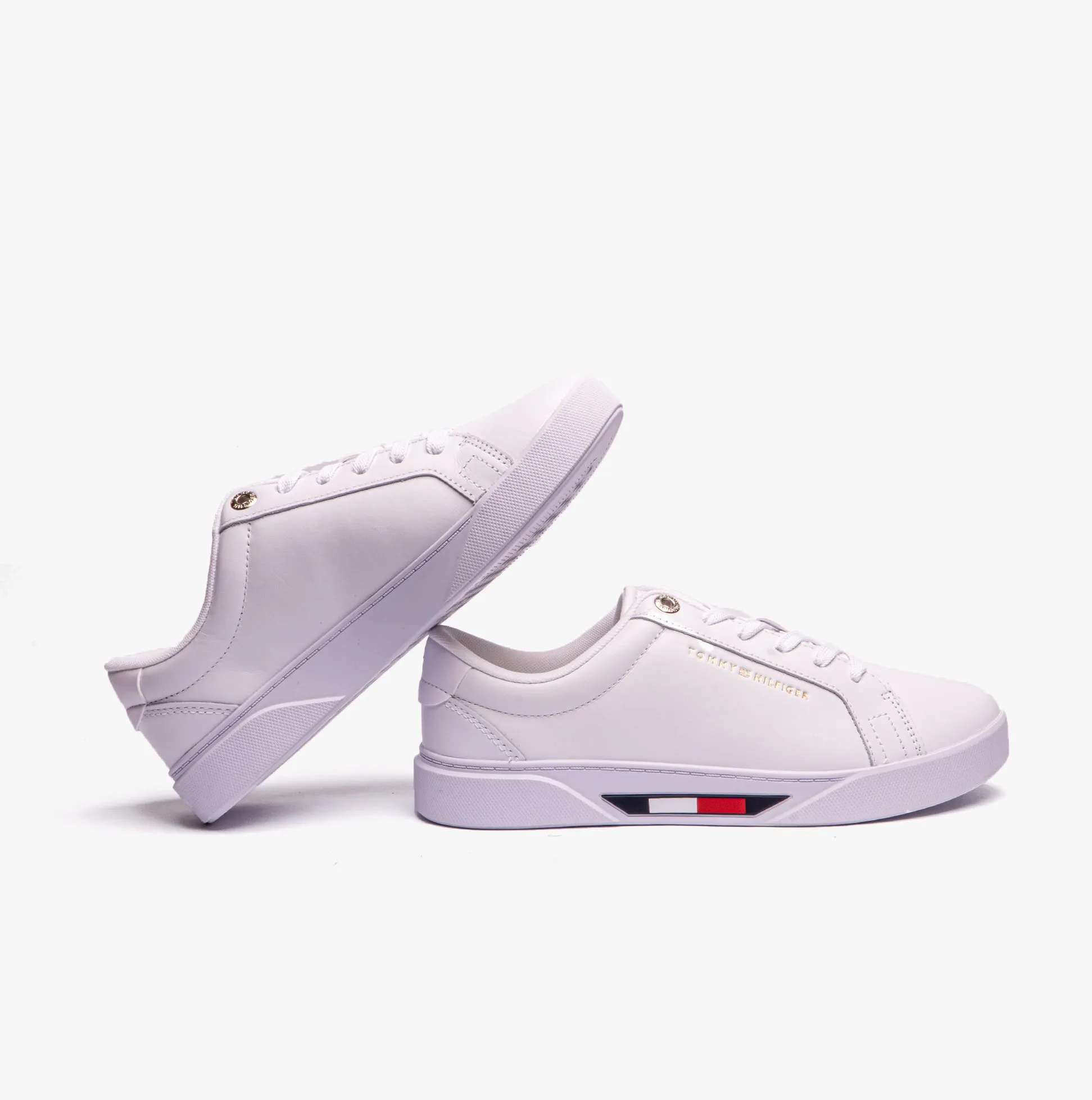 GLOBAL STRIPES COURT Womens Trainers White sold by Shuperb product image thumbnail 4