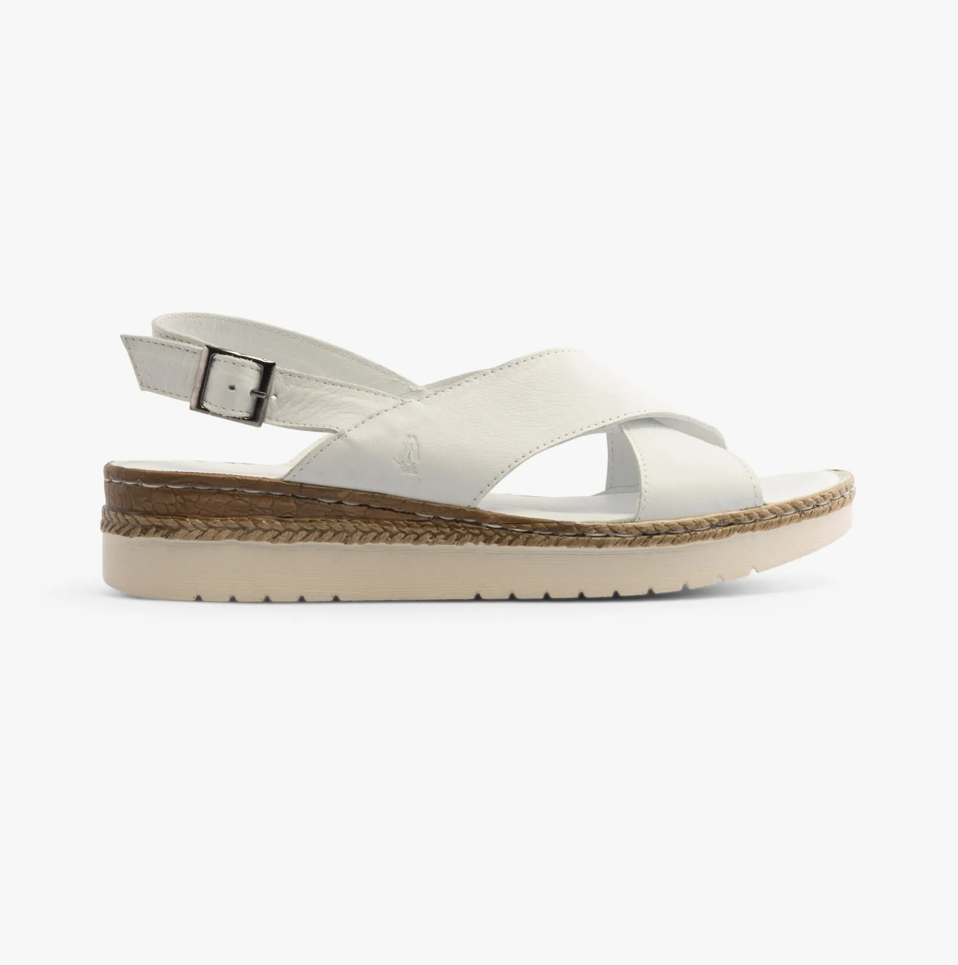 Hush Puppies SAPHIRA Womens Slingback Sandals White sold by Shuperb