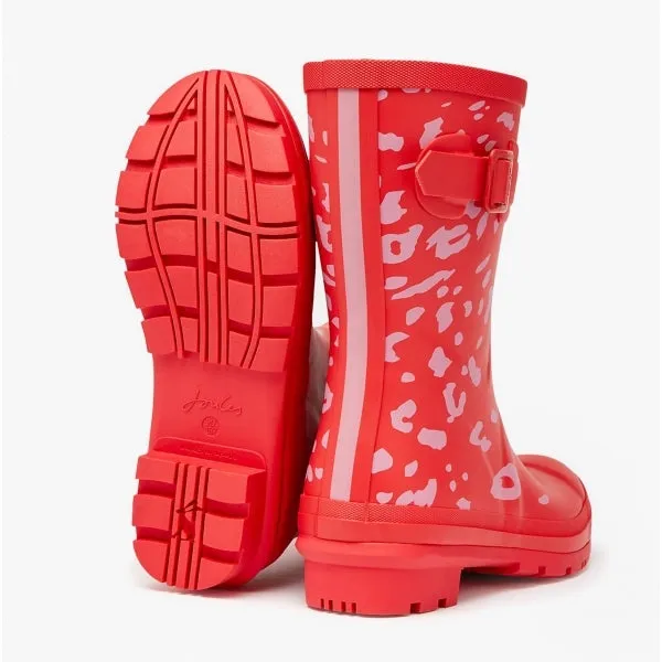 MOLLY WELLY Ladies Rubber Mid-Height Wellies Red Leopard sold by Shuperb product image thumbnail 3