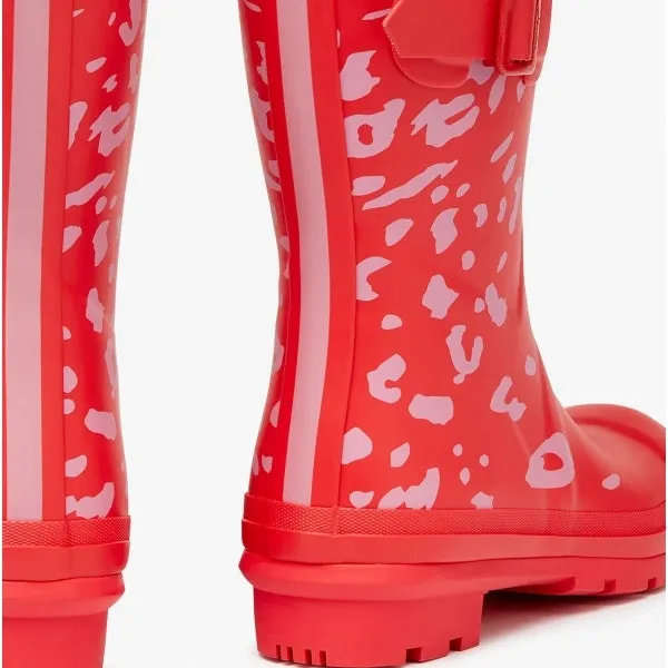 MOLLY WELLY Ladies Rubber Mid-Height Wellies Red Leopard sold by Shuperb product image thumbnail 5