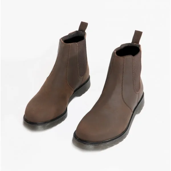 STB ELLIS Unisex Leather Air Cushioned Dealer Boots Waxy Brown sold by Shuperb product image thumbnail 3