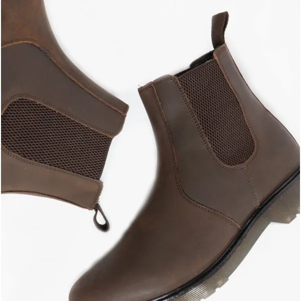 STB ELLIS Unisex Leather Air Cushioned Dealer Boots Waxy Brown sold by Shuperb product image thumbnail 5