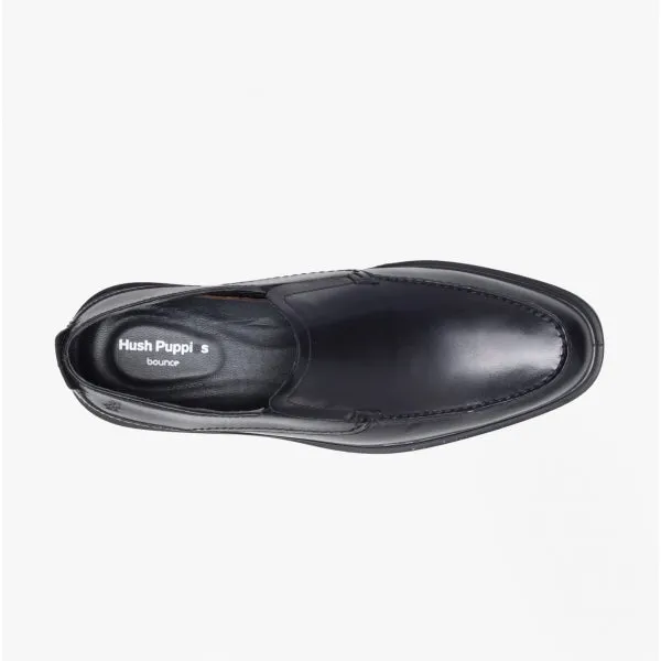 VICTOR Mens Leather Slip-On Shoes Black sold by Shuperb product image thumbnail 3