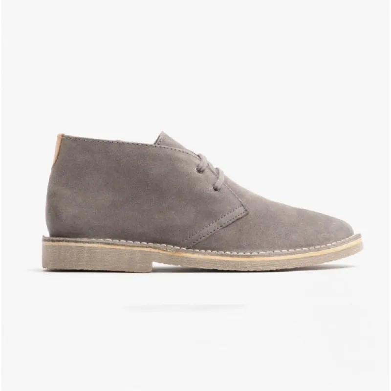 Hush Puppies SAMUEL Mens Chukka Boots Grey made by Hush Puppies