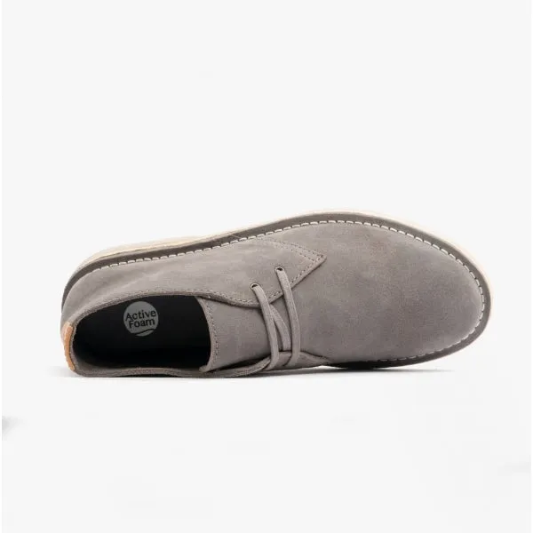 Hush Puppies SAMUEL Mens Chukka Boots Grey sold by Shuperb product image thumbnail 4