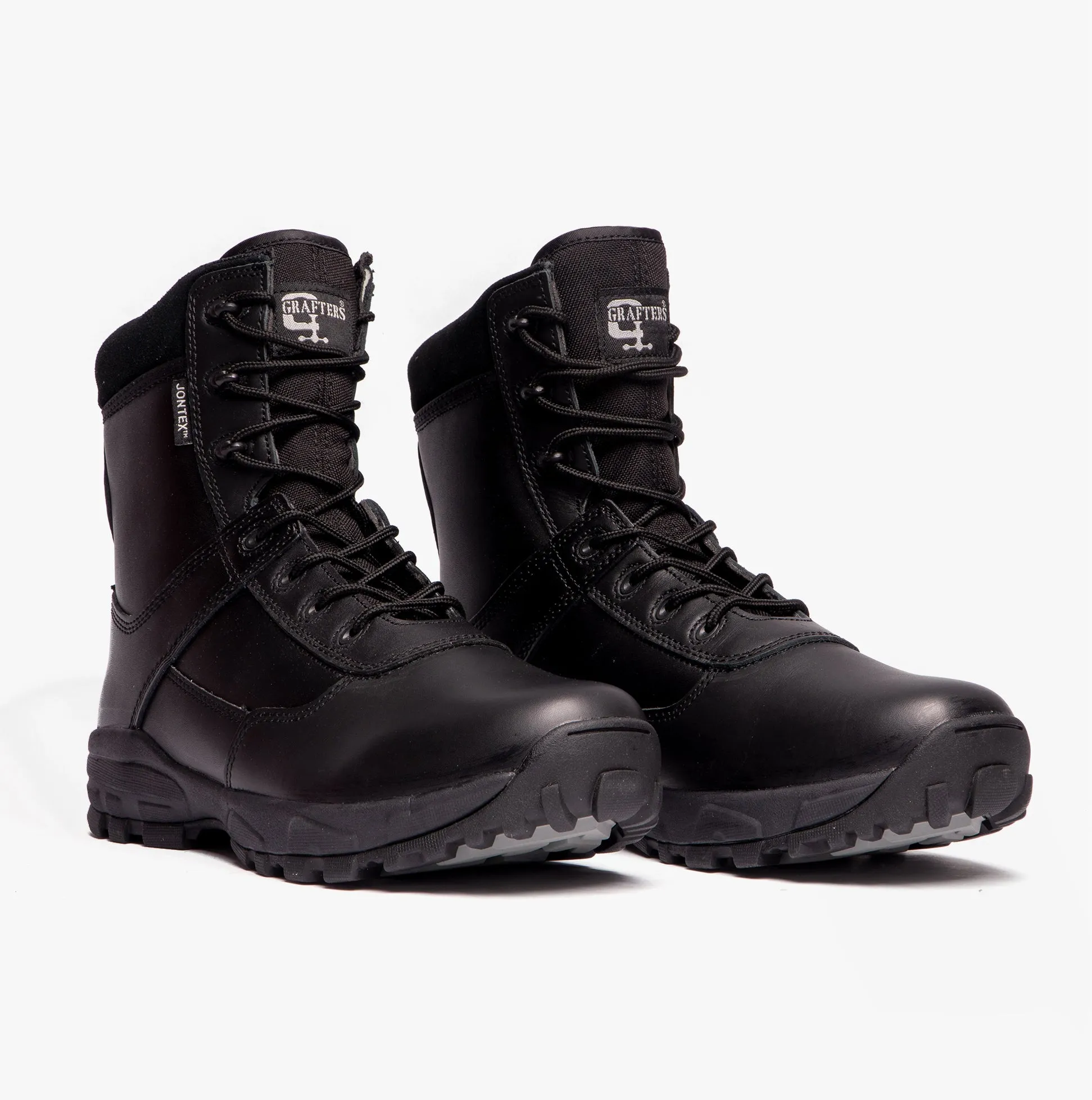 Grafters AMBUSH Unisex Waterproof Leather Work Boots Black sold by Shuperb product image thumbnail 2