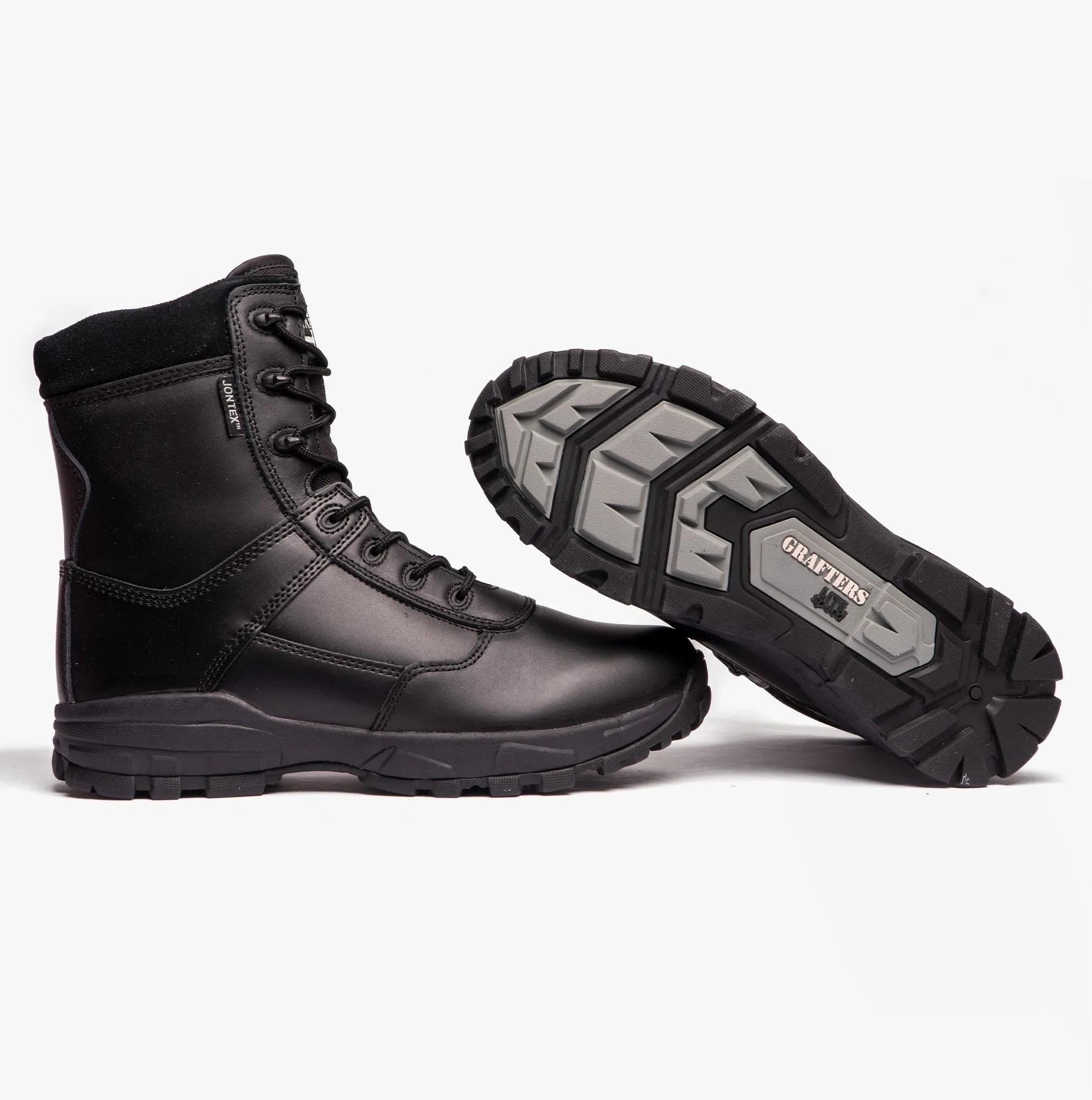 Grafters AMBUSH Unisex Waterproof Leather Work Boots Black sold by Shuperb product image thumbnail 5