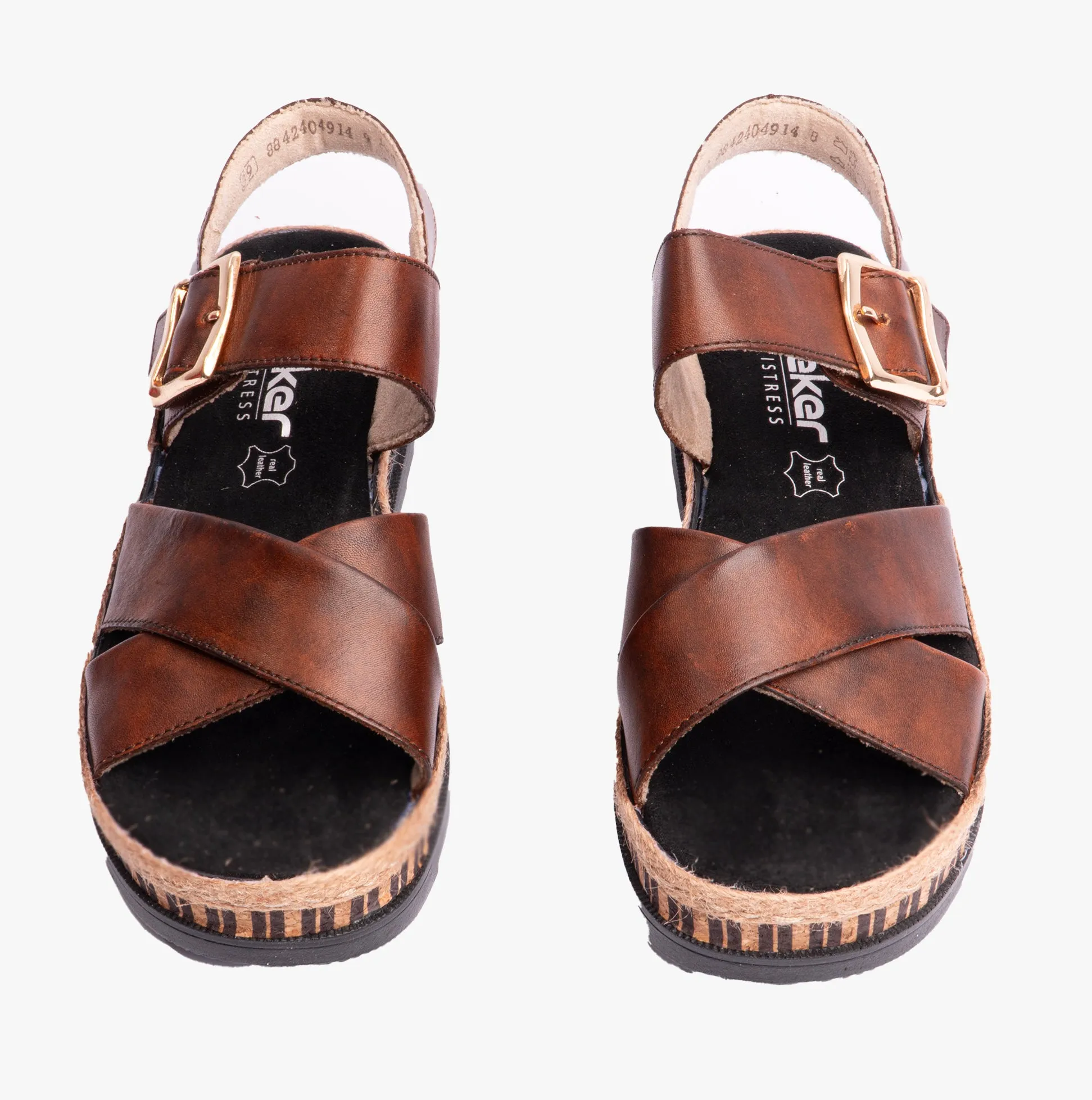 Rieker V7951-24 Womens Sandals Brown sold by Shuperb product image thumbnail 2