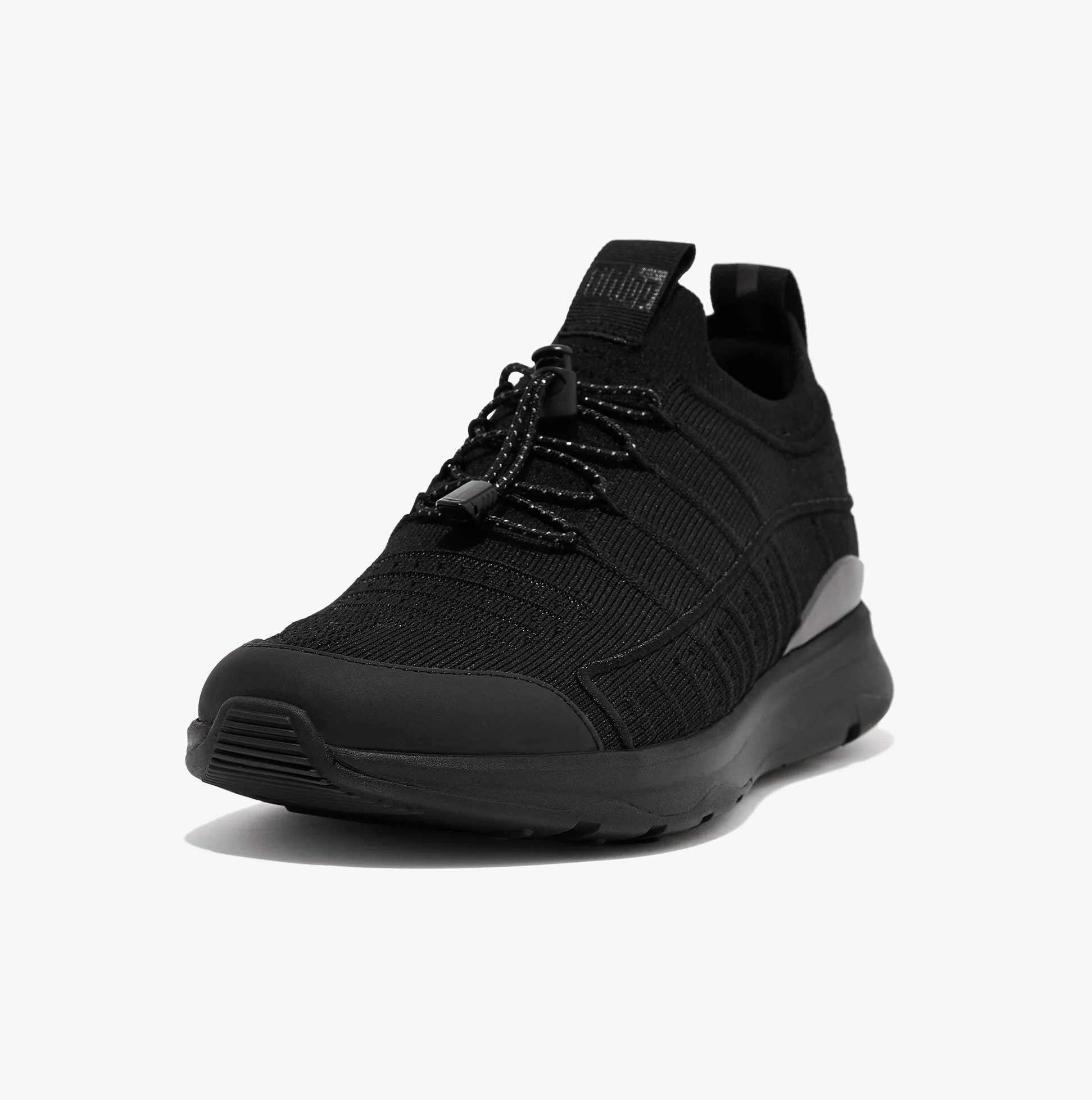 VITAMIN FF METAL-POP KNIT Ladies Trainers Black/Silver sold by Shuperb product image thumbnail 5