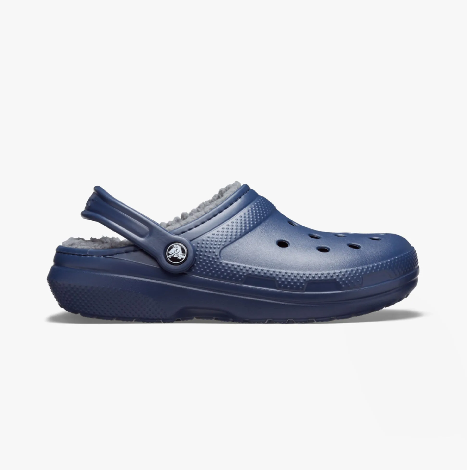 Crocs 203591-459 CLASSIC LINED Unisex Clogs Navy/Charcoal sold by Shuperb