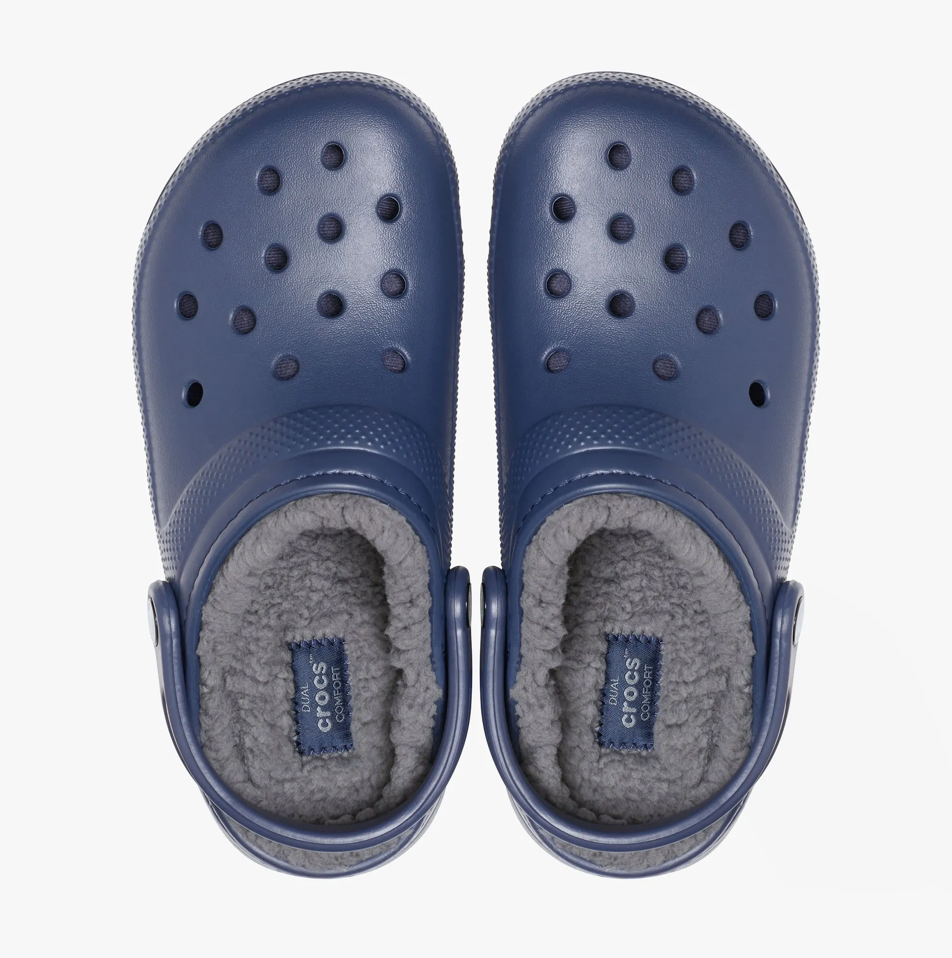 Crocs 203591-459 CLASSIC LINED Unisex Clogs Navy/Charcoal sold by Shuperb product image thumbnail 2