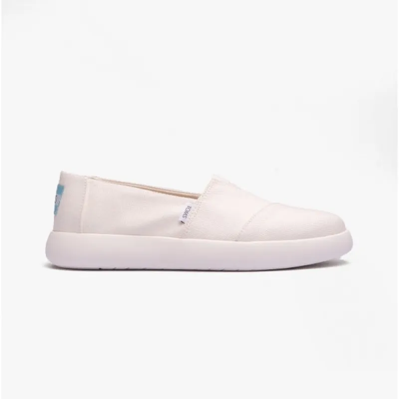ALPARGATA MALLOW Ladies Chunky Slip-On Espadrilles White sold by Shuperb
