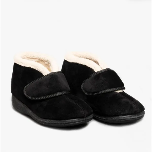 Fleet & Foster LEVITT Womens Boot Slippers Black sold by Shuperb product image thumbnail 2