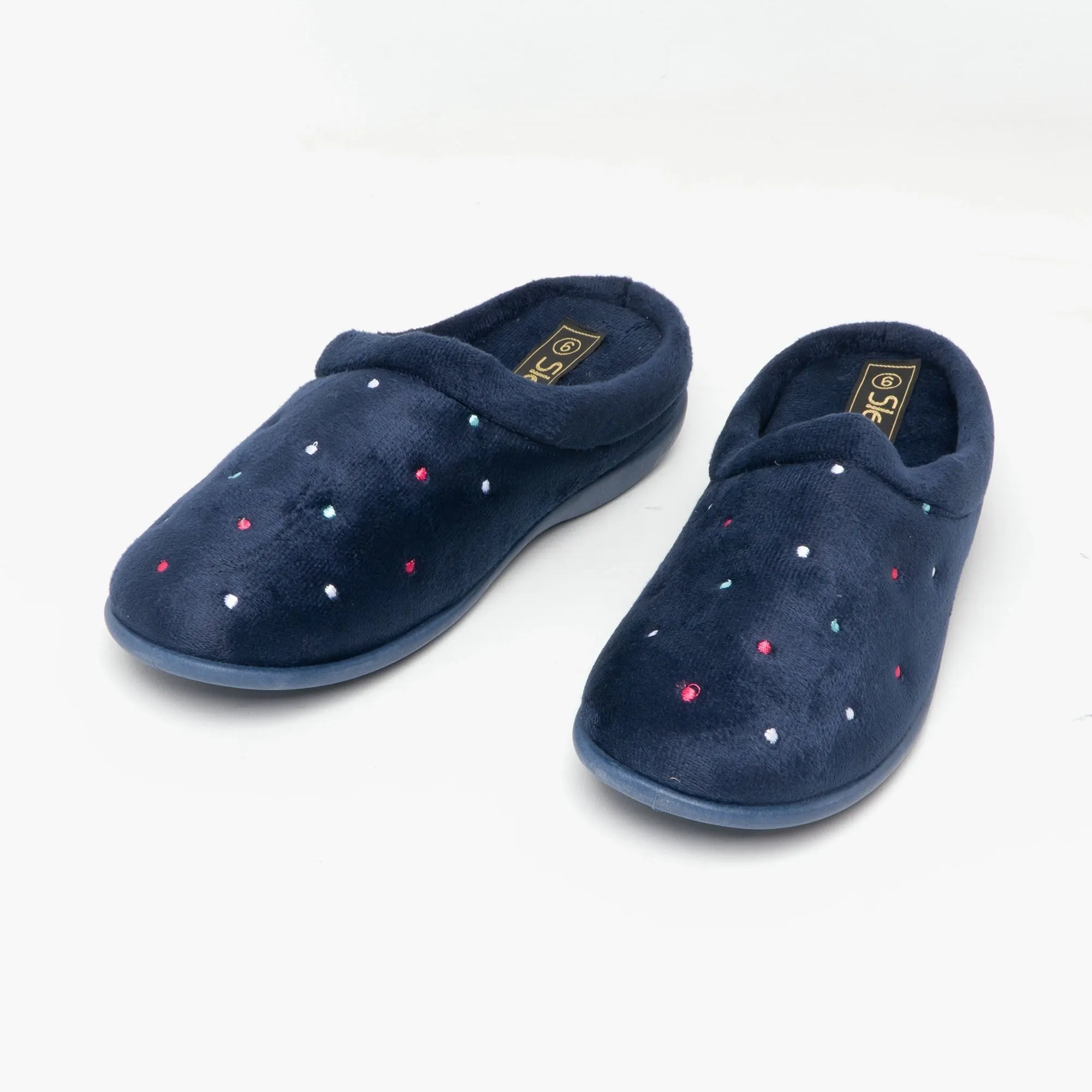 Sleepers CHARLEY Womens Mule Slippers Navy Blue sold by Shuperb product image thumbnail 2