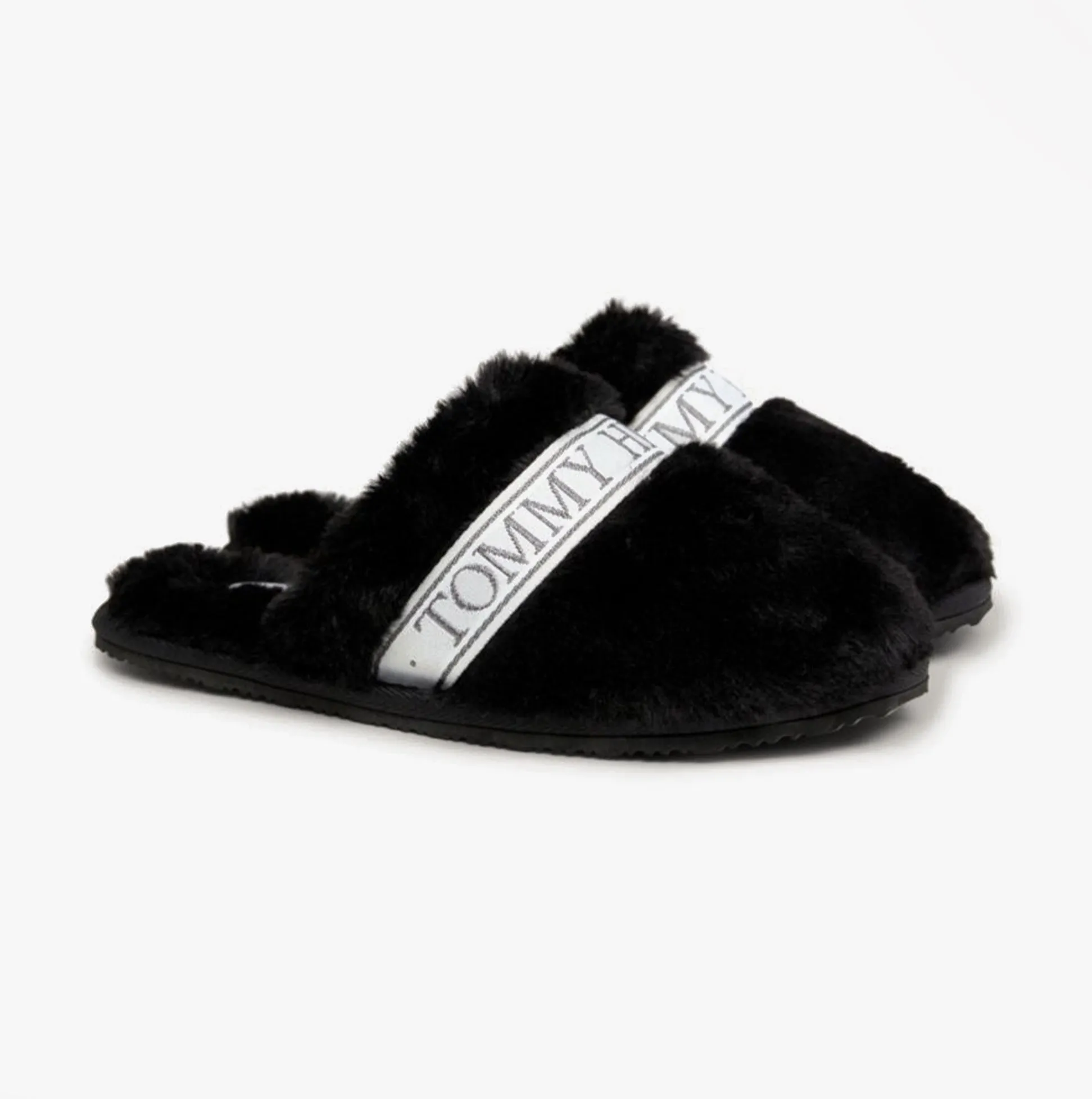 Tommy Hilfiger TOMMY FUR HOTEL Womens Slippers Black sold by Shuperb product image thumbnail 2