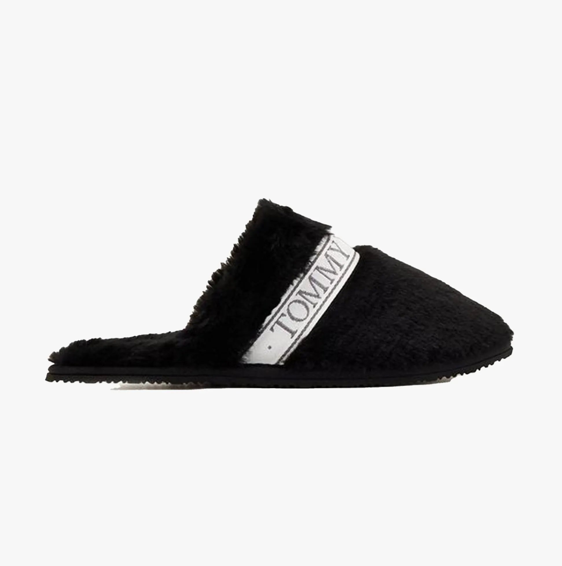 Tommy Hilfiger TOMMY FUR HOTEL Womens Slippers Black sold by Shuperb